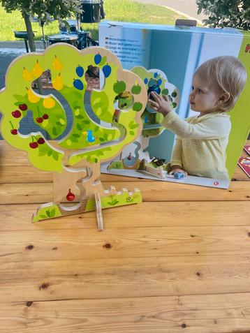 Haba motoriekspel boomgaard, Ophalen, Zo goed als nieuw