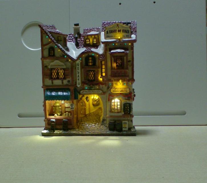 Village de Noël avec façade Lamax, Divers, Noël, Utilisé, Enlèvement ou Envoi