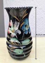 vintage zwart vaasje Booms glas - perfecte staat, Ophalen