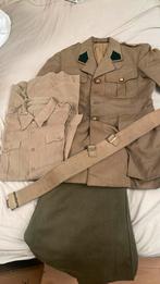 Belgisch militair uniform (4 stuks), Ophalen, Landmacht, Kleding of Schoenen