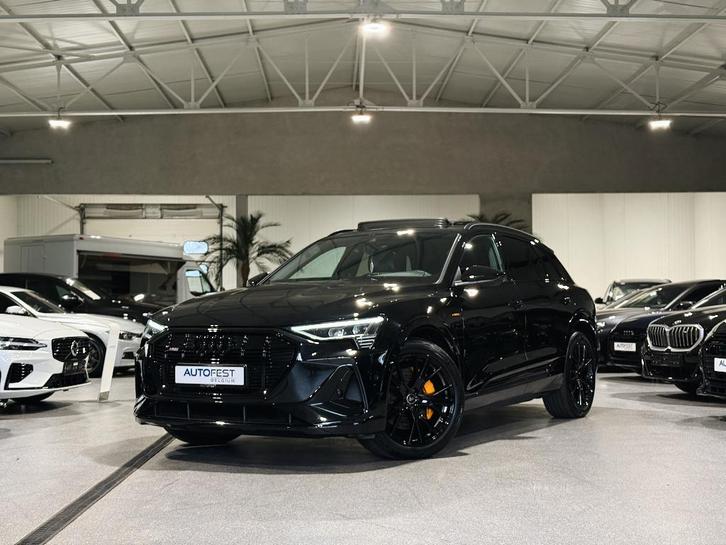 Audi E-Tron 50 Quattro S-Line ‘Black Edition’ - Garantie, Auto's, Audi, Bedrijf, Te koop, e-tron, ABS, Adaptieve lichten, Airbags