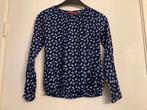 Blauw bloesje paarden - Someone - maat 140, Gebruikt, Meisje, Overhemd of Blouse, Ophalen of Verzenden