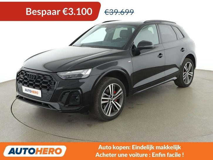 Audi Q5 40 TDI quattro S line (bj 2021, automaat), Auto's, Audi, Te koop, Q5, 4x4, ABS, Achteruitrijcamera, Adaptive Cruise Control