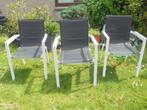 Bristol stoelen ( 6), Tuin en Terras, Tuinstoelen, Zo goed als nieuw, Stapelbaar, Ophalen, Aluminium