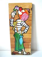 Plaque murale vintage avec clown 2, Enlèvement ou Envoi
