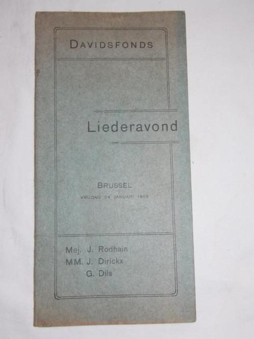 2 Belgische zangboekjes 1908 en 1909, Verzamelen, Overige Verzamelen, Gebruikt, Ophalen of Verzenden