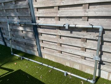 Aluminium frame spandoek 1,5mbreed op 2,60m lang, Enlèvement, Utilisé