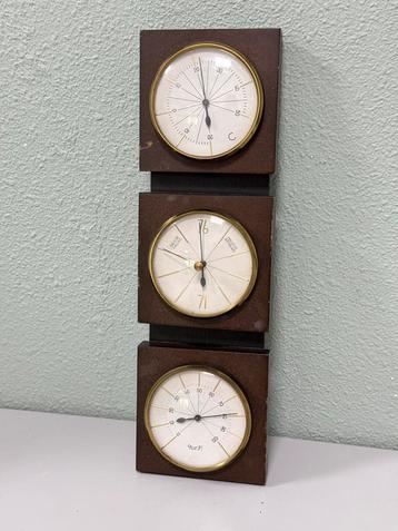 Baromètre antique MCM Jason Germany, station de d'humidité, Enlèvement ou Envoi, Comme neuf, Station météo