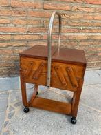 Authentieke houten naaidoos – jaren 60, Antiek en Kunst, Ophalen