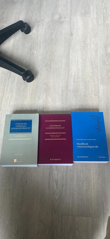 Selectie boeken derde bachelor rechten UAntwerpen beschikbaar voor biedingen