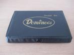 dominospel-DOMINOES-Double Six-bakeliet-in étui-1990-VINTAGE, Hobby en Vrije tijd, Ophalen of Verzenden