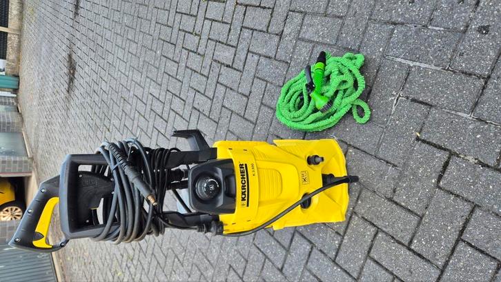Karcher met tuinslang, Tuin en Terras, Hogedrukreinigers, Gebruikt, Ophalen