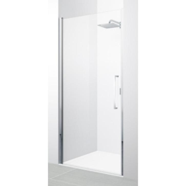 Porte de douche pivotante en niche Novellini Young 2.0 1B NE, Doe-het-zelf en Bouw, Sanitair, Nieuw, Douche, Chroom, Glas, Ophalen