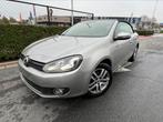 VW GOLF 6 CABRIO 1.2i HIGLINE XENON LED LEDER 2015, Auto's, Euro 5, Parkeersensor, Zwart, Cabriolet