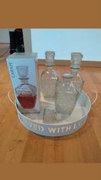 3 decoratieve karaffen (900ml) (100% glaswerk), Ophalen, Overige typen, Overige stijlen, Glas
