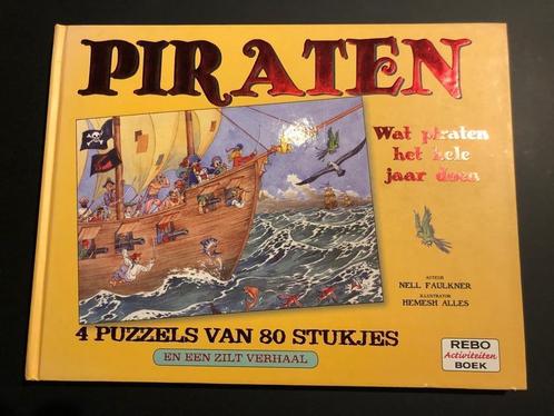 Wat piraten het hele jaar doen - boek met puzzels, Enfants & Bébés, Jouets | Puzzles pour enfants, Comme neuf, 4 à 6 ans, Plus de 50 pièces