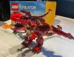 162. Lego Creator #31032 : Red Creatures (100% compleet), Kinderen en Baby's, Speelgoed | Duplo en Lego, Ophalen of Verzenden