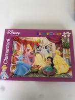 Disney supercolor puzzel 104 stuks Clementoni, 6 jaar of ouder, Meer dan 50 stukjes, Zo goed als nieuw, Ophalen