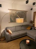 Booglamp koper/grijs, Huis en Inrichting, Lampen | Vloerlampen, Ophalen, 100 tot 150 cm, Zo goed als nieuw, Metaal