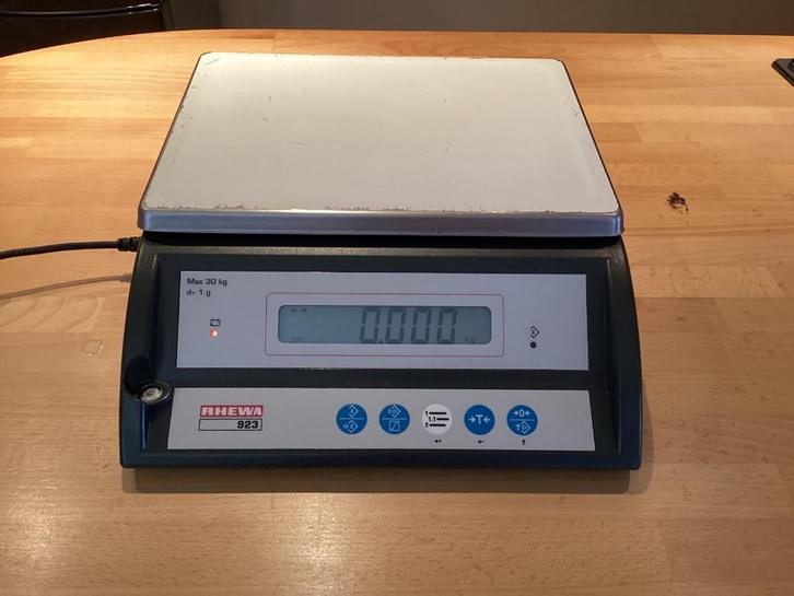 Weegschaal, Elektronische apparatuur, Weegschalen, Gebruikt, Digitaal, Keukenweegschaal, 1 tot 500 gram, 10 tot 50 kg, Ophalen