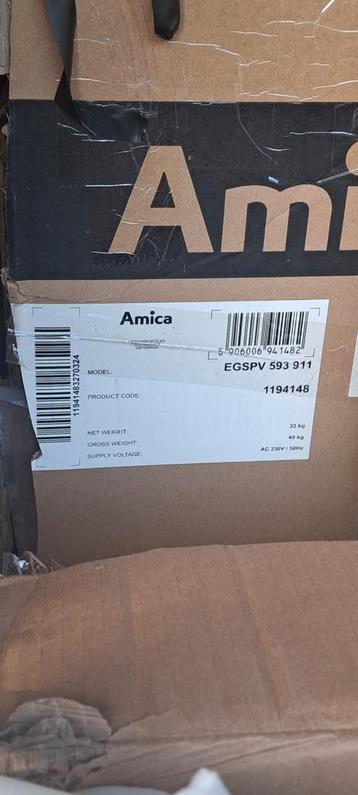 merk Amica model EGSPV 593911, Enlèvement, Comme neuf