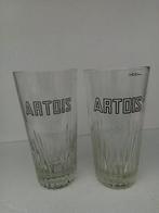Deux anciens verres ARTOIS différents, Collections, Marques de bière, Stella Artois, Utilisé, Enlèvement ou Envoi, Verre ou Verres