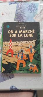 zeer oude Kuifje/Tintin : On A marche sur la lune, Boeken, Ophalen of Verzenden, Zo goed als nieuw