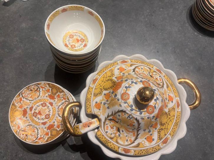 Ensemble de terrines à soupe en porcelaine avec bols, Antiquités & Art, Antiquités | Porcelaine, Enlèvement