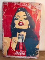 Coca-Cola metalen plaat, Antiek en Kunst, Ophalen of Verzenden