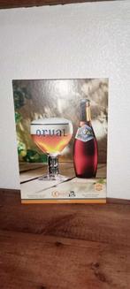 Brasserie, bierkroeg van karton, Trappiste d'Orval, Ophalen of Verzenden, Zo goed als nieuw, Reclamebord, Plaat of Schild, Overige merken