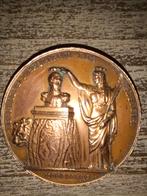 medaille 1831 leopold 1 inhuldiging koning, Ophalen of Verzenden, Brons