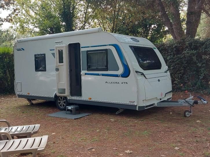 Caravan Caravelair allegra475, Caravans en Kamperen, Caravans, Particulier, tot en met 4, 1000 - 1250 kg, Rondzit, Caravelair