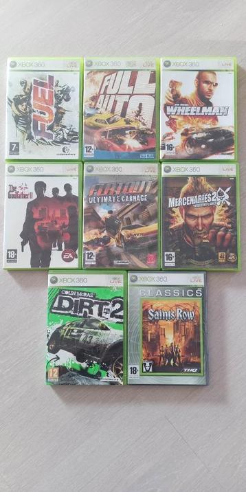 8 Xbox 360 games beschikbaar voor biedingen
