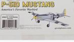 P51 mustang graupner 160 cm, Enlèvement, Comme neuf, Nitro