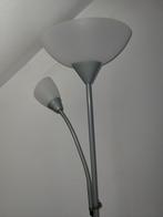 Led-vloerlamp op metalen structuur met leeslamp, Ophalen, Zo goed als nieuw
