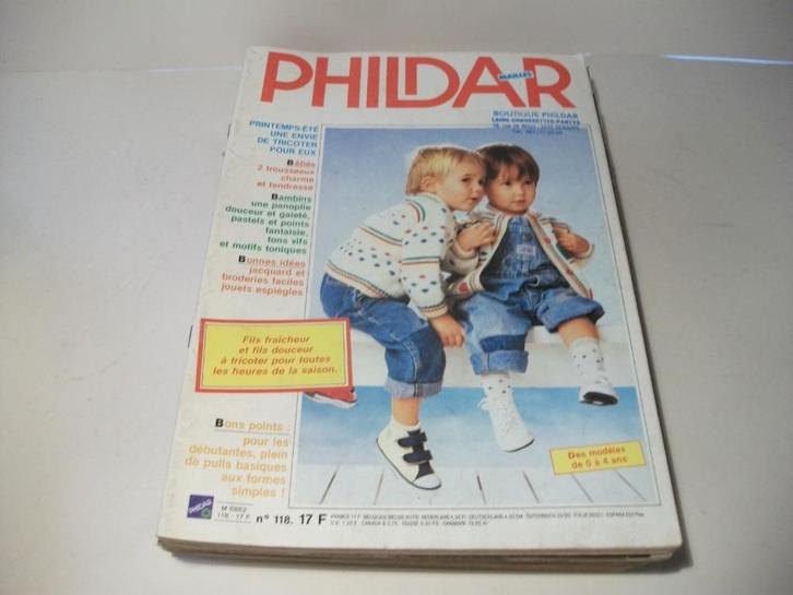 Vintage breiboeken Phildar jaren 70 - 80 - 90, Boeken, Hobby en Vrije tijd, Zo goed als nieuw, Breien en Haken, Ophalen of Verzenden