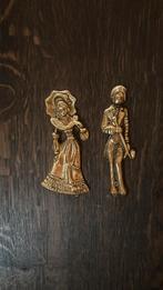 Panneaux de toilette vintage (homme et femme), lot de 2, Enlèvement, Cuivre