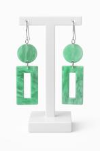 Jade Earrings, Hangers, Verzenden, Nieuw, Groen