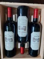 Château Vignol 2007 - 3 bouteilles de Bordeaux en coffret, Collections, Neuf, Enlèvement ou Envoi, Pleine, Vin rouge