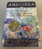 2 euro Andorra 2018  70 Anys Declaracio..., Ophalen of Verzenden, Overige landen, 2 euro, Losse munt