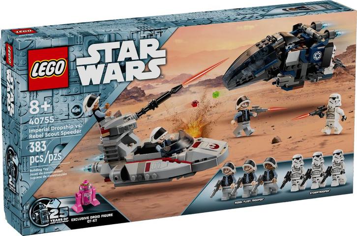 Lego 40755 Imperial Dropshit tegen Rebel Scout Speeder, Kinderen en Baby's, Speelgoed | Duplo en Lego, Nieuw, Lego, Complete set