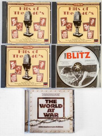 5 Muziek CD's uit de jaren 40 en tijdens WO 2 beschikbaar voor biedingen