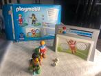 Playmobil 6858 - strafschoppen met voetballers - 5+, Ophalen, Zo goed als nieuw