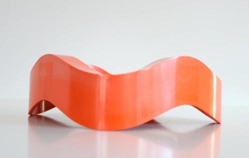 Vintage oranje HELIT Sinus Cendrier seventies space age, Antiek en Kunst, Curiosa en Brocante, Ophalen of Verzenden