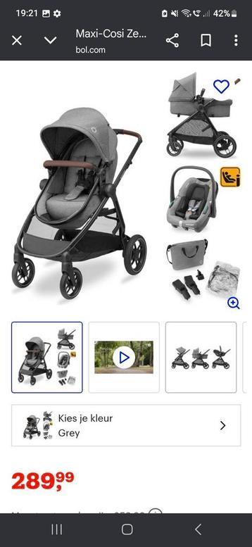Maxi-Cosi Zelia S Trio 3-in-1 beschikbaar voor biedingen