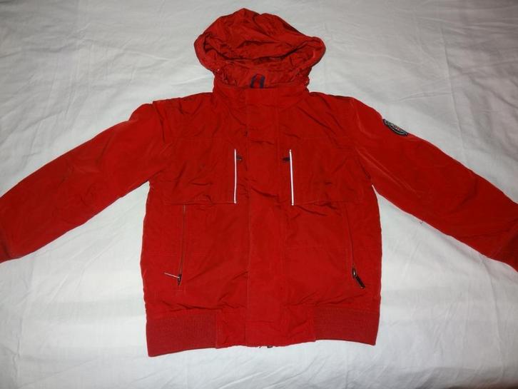Rood jongens winterjasje River Woods (maat : 8 j), Kinderen en Baby's, Kinderkleding | Maat 128, Gebruikt, Jongen, Jas, Ophalen of Verzenden