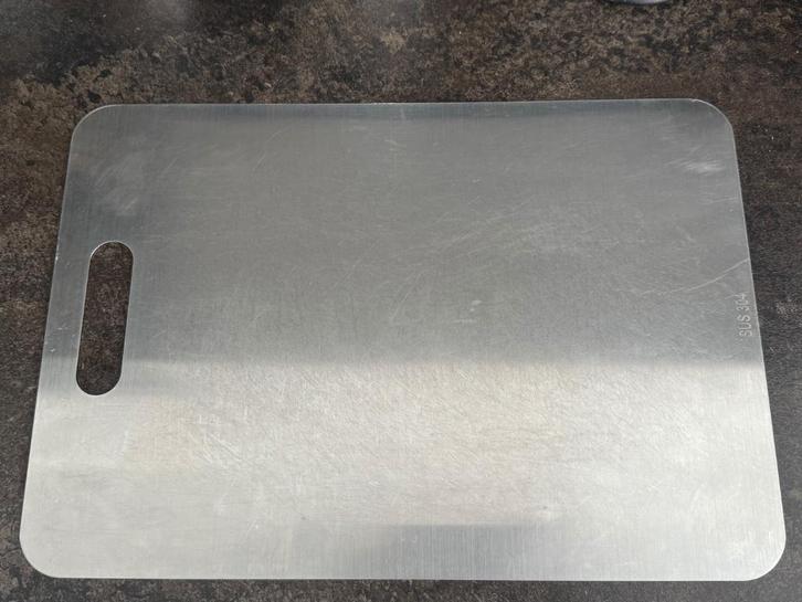 Metalen snijplank/Planche à decouper en métal, Huis en Inrichting, Keuken | Keukenelementen, Zo goed als nieuw, Ophalen of Verzenden