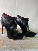 Cesare Paciotti Enkellaarzen Zwart Leer  39,5 High Heels, Kleding | Dames, Schoenen, Cesare Paciotti, Verzenden, Zwart, Lage of Enkellaarzen