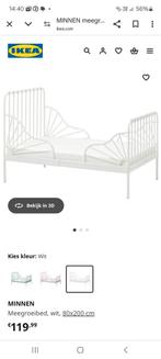 Meegroei bed Ikea met lattenbodem 3 stuks meegroei matrassen, Kinderen en Baby's, Ophalen, Zo goed als nieuw