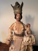 Antieke Madonna met kind, Antiek en Kunst, Ophalen